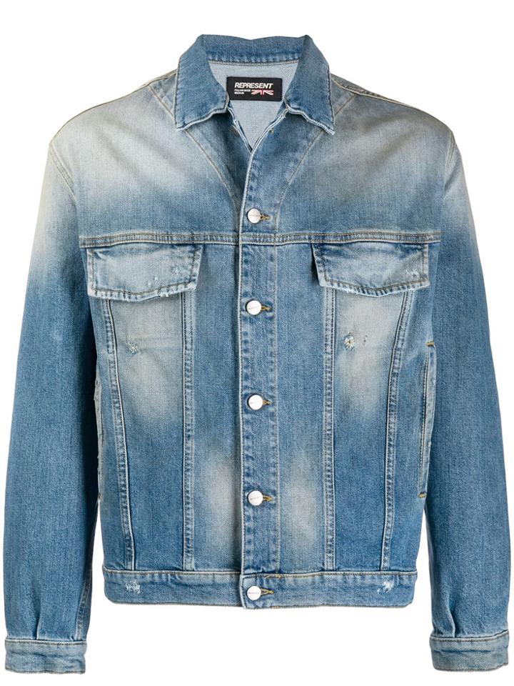 Represent Local Crew Jacket - Blue