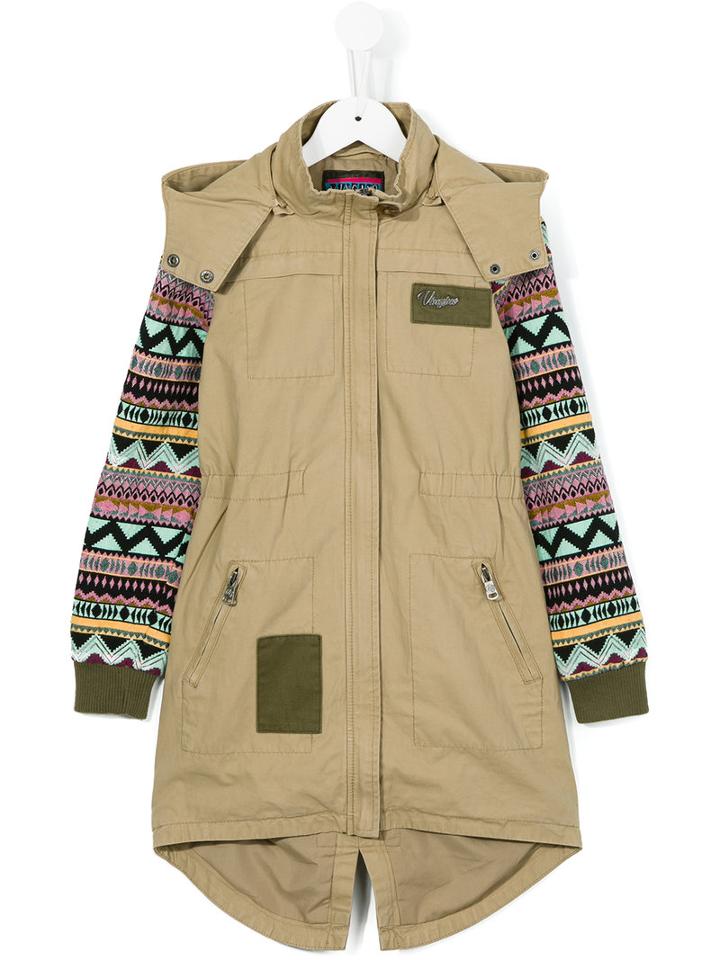 Vingino Hooded Coat, Size: 12 Yrs, Nude/neutrals