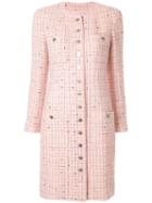 Chanel Pre-owned Tweed Midi Jacket - Pink