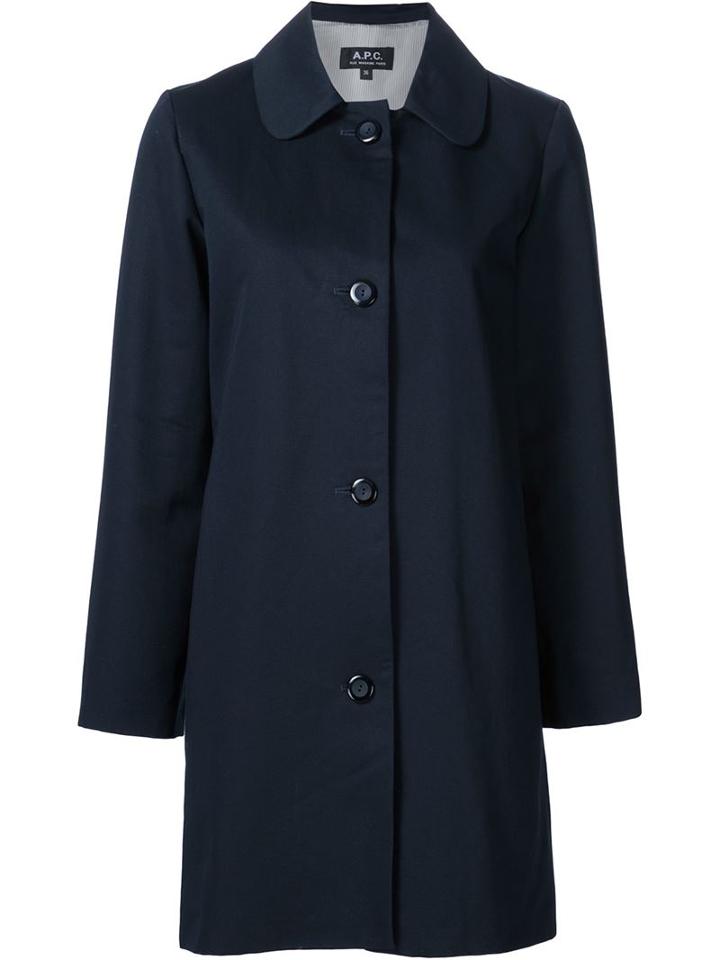 A.p.c. Classic Buttoned Coat