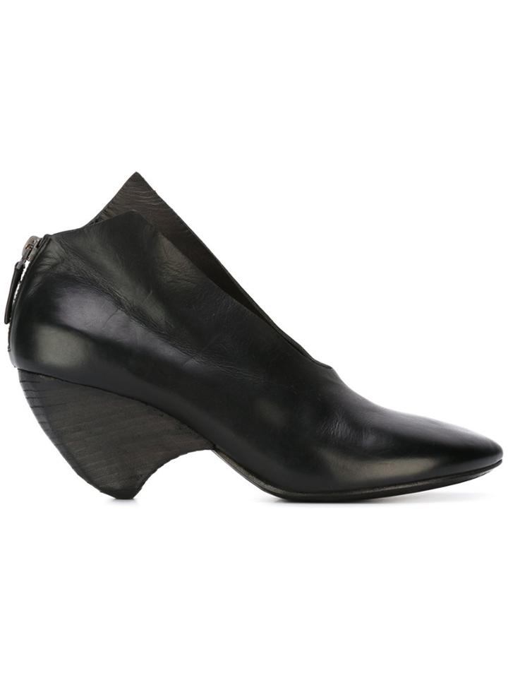 Marsèll Curved Heel Pumps - Black
