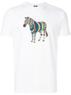 Ps By Paul Smith - Multicolour Zebra T-shirt - Men - Organic Cotton - Xxl, White, Organic Cotton