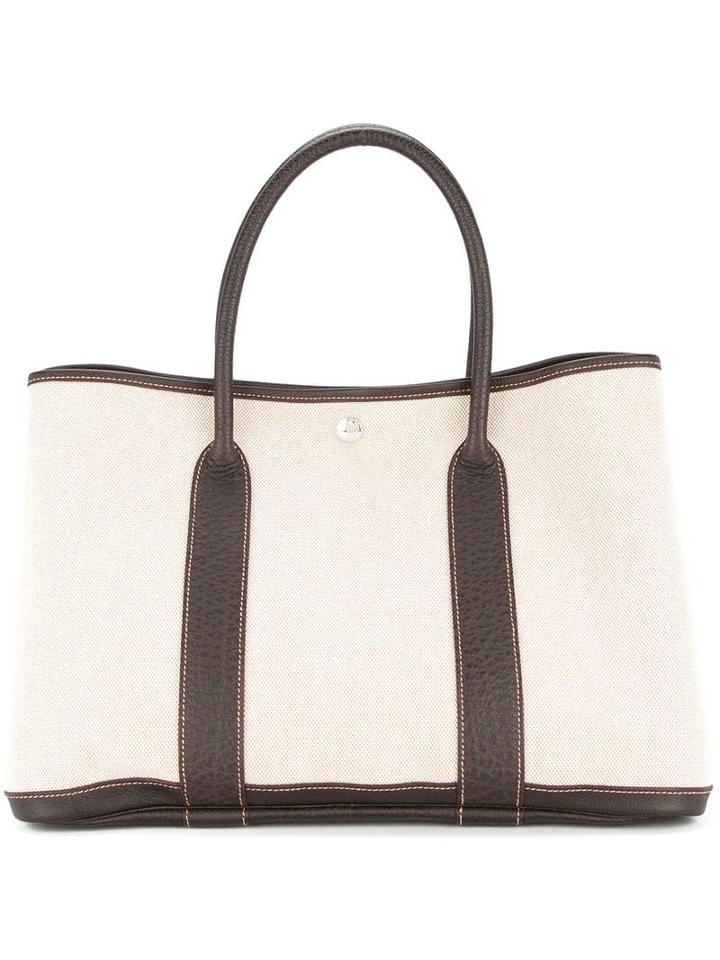 Hermès Pre-owned Garden Party Hand Tote Bag - Neutrals