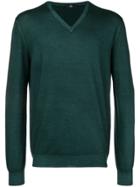 Fay Plain Knit Sweater - Green