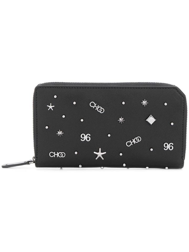 Jimmy Choo Carnaby Continental Wallet - Black