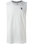 Nike - Logo Embroidered Tank Top - Men - Cotton - S, Grey, Cotton