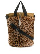 Bellerose Helua Leopard Print Tote Bag - Brown
