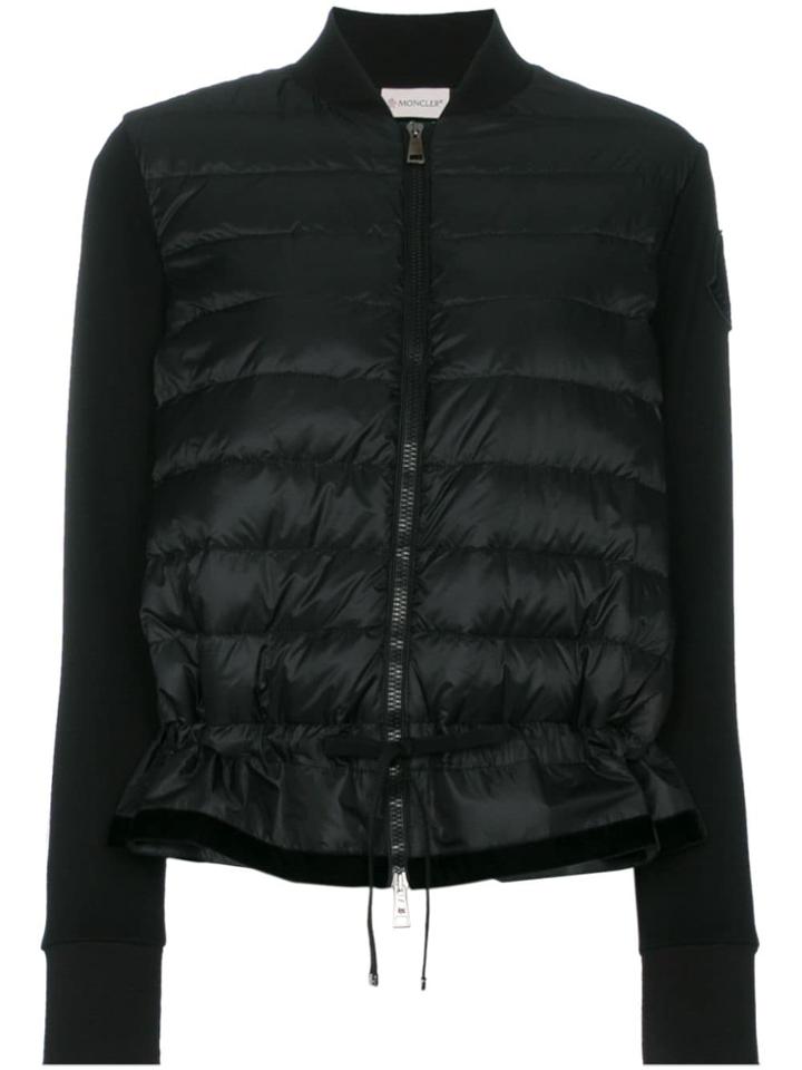 Moncler Monc Puffa Cardigan Mix - Black
