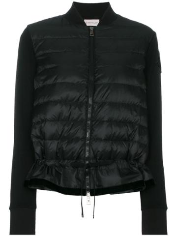 Moncler Monc Puffa Cardigan Mix - Black