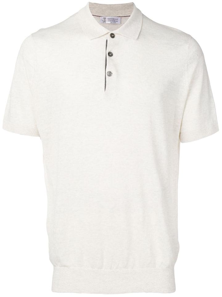 Brunello Cucinelli Slim-fit Polo Shirt - Neutrals