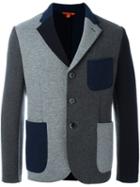 Barena Contrast Patch Pockets Blazer, Men's, Size: 52, Grey, Cotton/acetate/wool