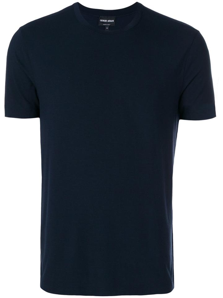 Giorgio Armani Classic T-shirt - Blue