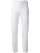 P.a.r.o.s.h. Pique Trousers - White