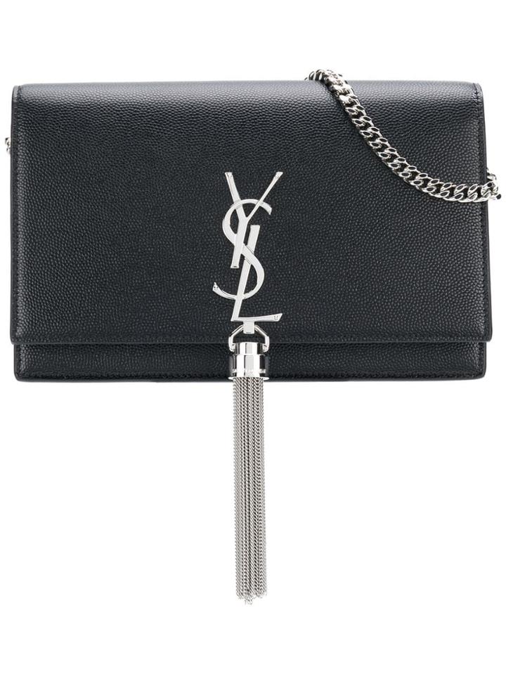 Saint Laurent Kate Tassel Chain Bag - Black