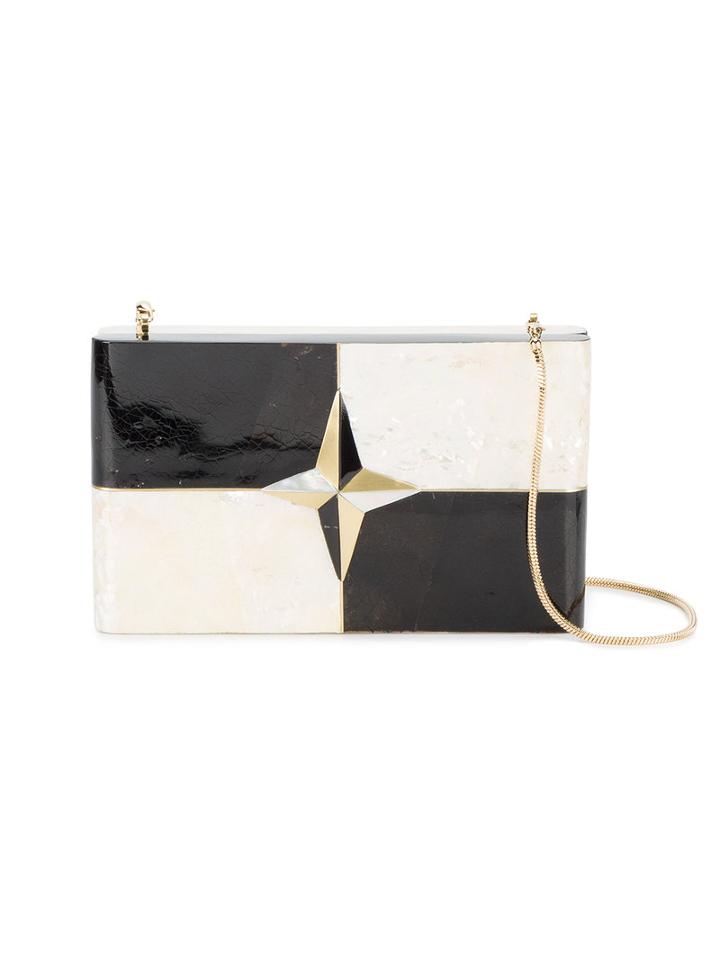 Nathalie Trad - Dimitri Clutch Bag - Women - Mother Of Pearl/shea Betaine - One Size, Women's, Nude/neutrals, Mother Of Pearl/shea Betaine