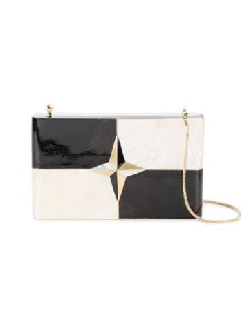 Nathalie Trad - Dimitri Clutch Bag - Women - Mother Of Pearl/shea Betaine - One Size, Women's, Nude/neutrals, Mother Of Pearl/shea Betaine