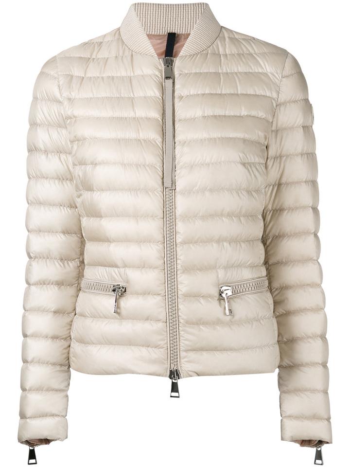 Moncler Blen Padded Jacket, Women's, Size: 3, Nude/neutrals, Feather Down/feather/polyamide/polyester