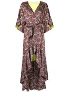 Alice+olivia Dani Kimono Dress - Red
