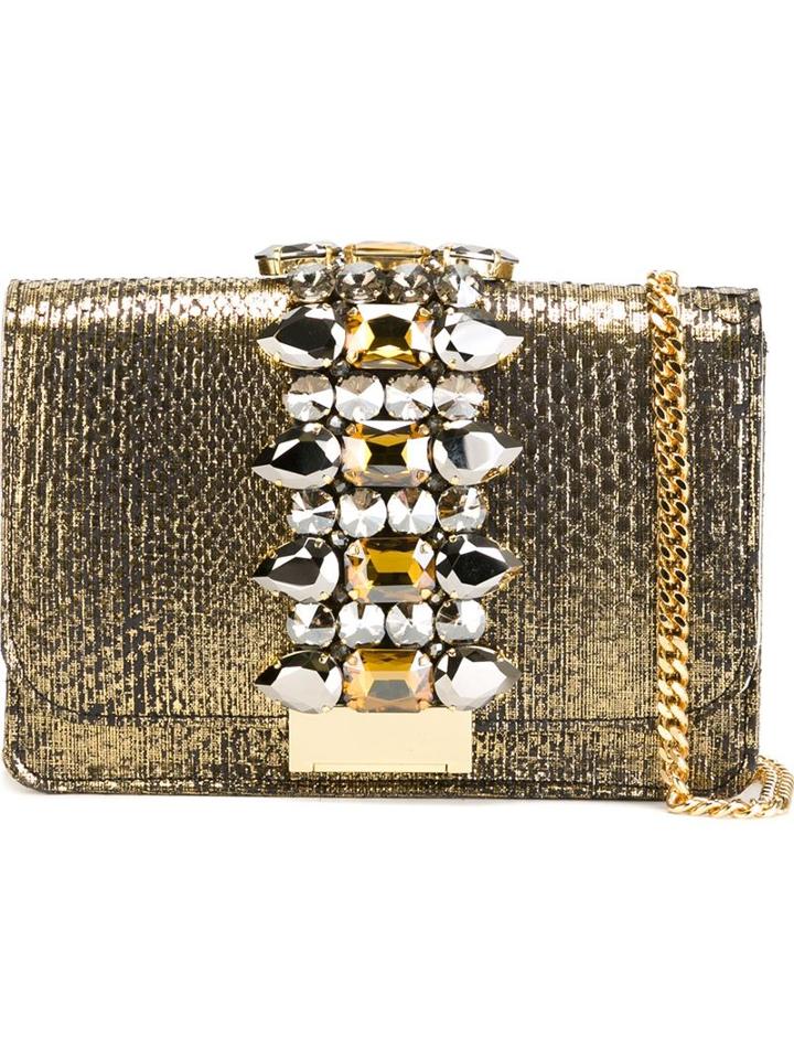 Gedebe Embellished Clutch