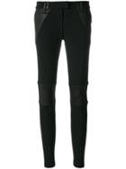 Plein Sud Panelled Skinny Trousers - Black