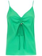 Nk Lace Up Top - Green