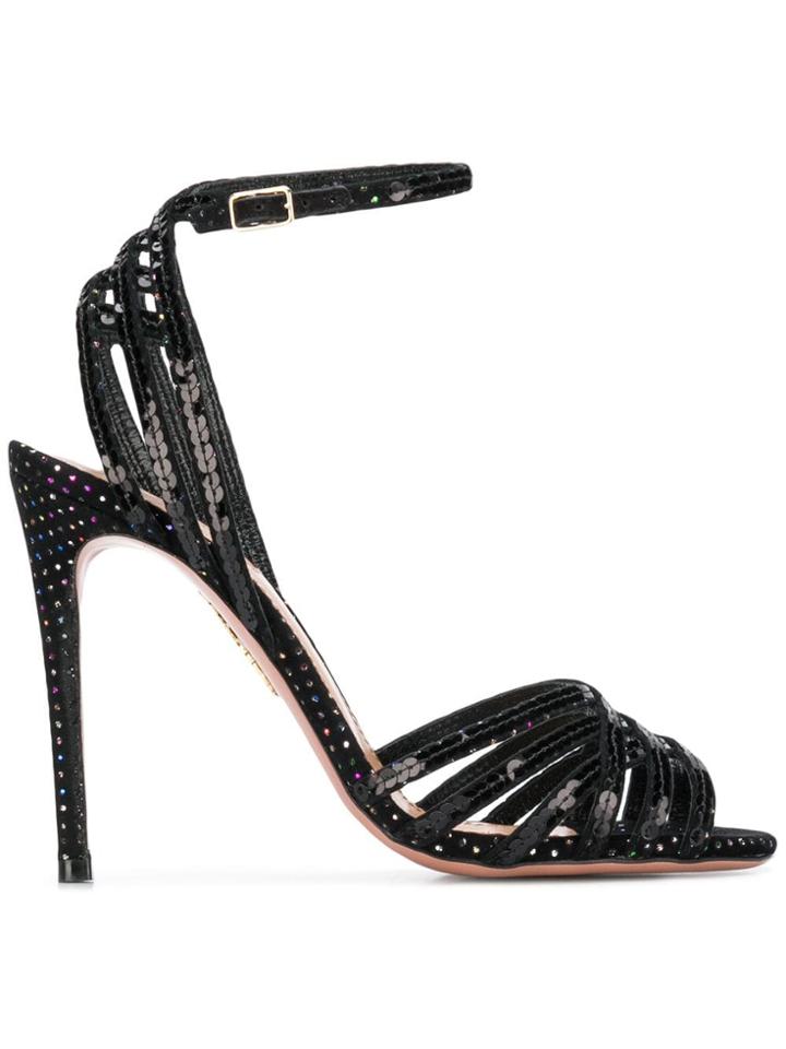 Aquazzura Studio 105 Sandals - Black