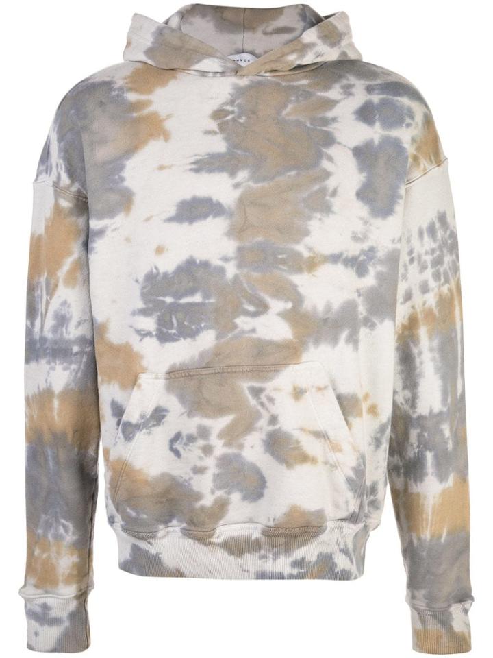 Rhude Tie-dye Print Hoodie - Grey