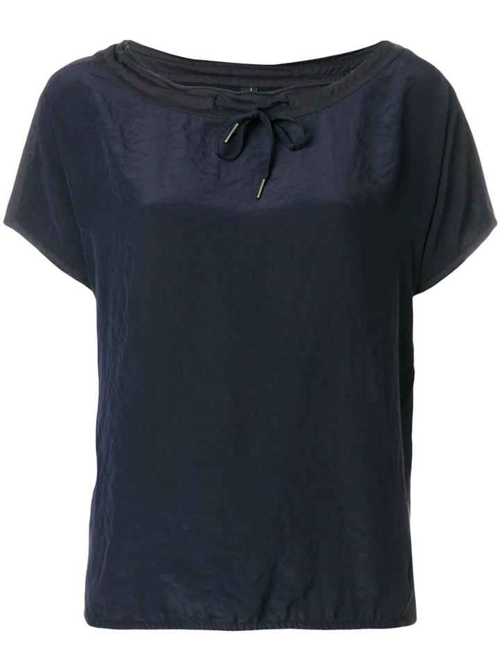 Marc Cain Tie Detail Top - Blue