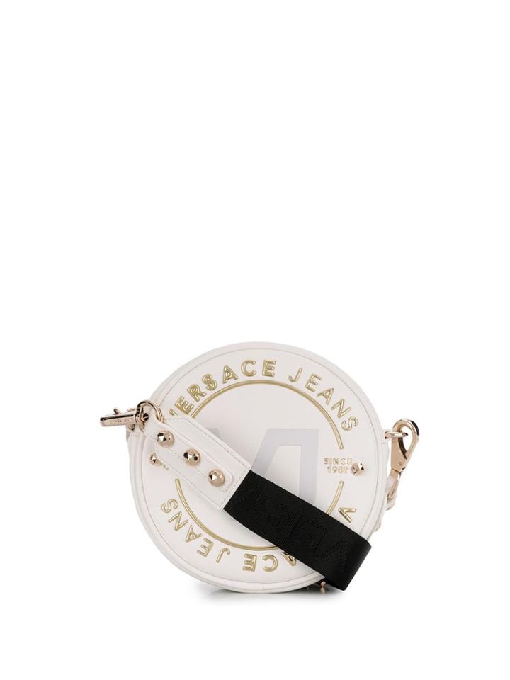 Versace Jeans Round Shoulder Bag - White