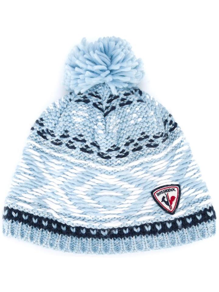 Rossignol 'gala' Pom-pom Hat, Women's, Blue, Acrylic/polyester