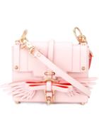 Niels Peeraer - Small Wings Crossbody Bag - Women - Leather - One Size, Pink/purple, Leather