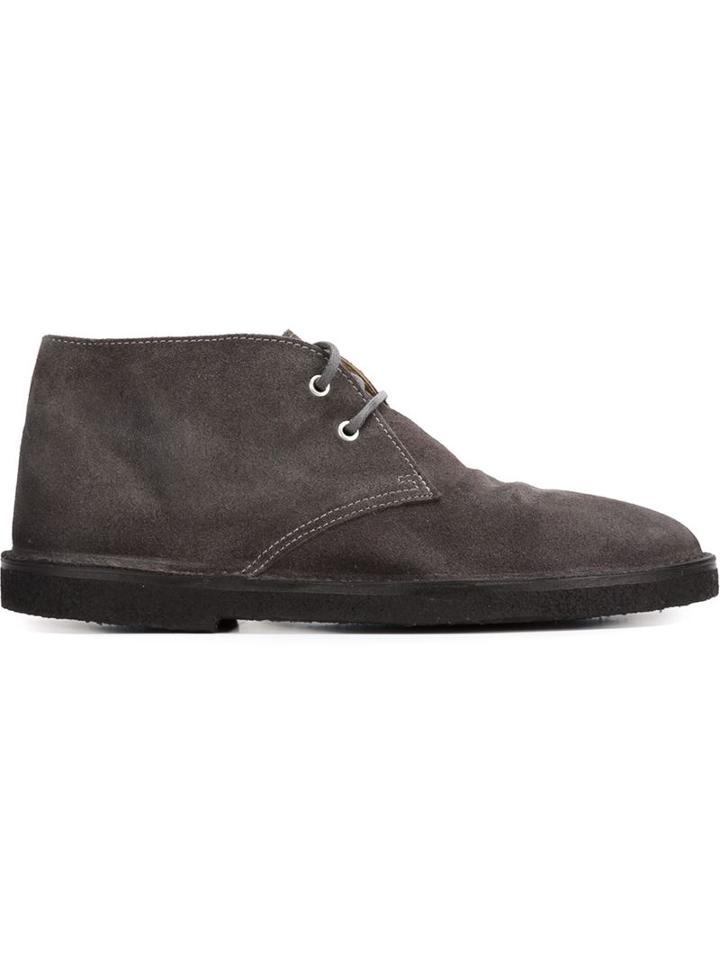Golden Goose Deluxe Brand City Desert Boots, Men's, Size: 42, Blue, Rubber/calf Leather