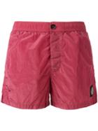 Stone Island Swim Shorts, Men's, Size: Xxl, Red, Polyamide