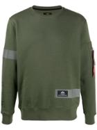 Alpha Industries Reflective Stripes Sweatshirt - Green