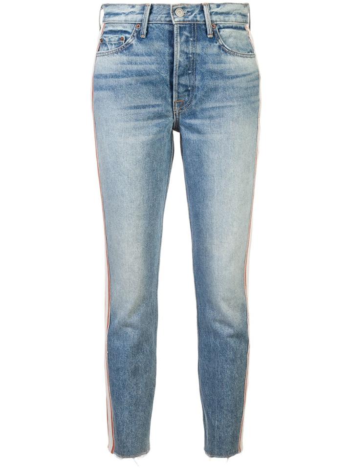Grlfrnd Stripped Jeans - Blue