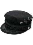 Zadig & Voltaire Embellished Baker Hat - Black