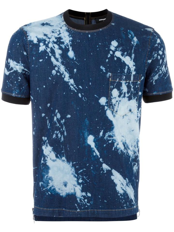 Dsquared2 Tie-dye T-shirt - Blue