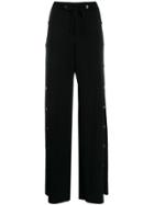 Mrz Wide-leg Trousers - Black