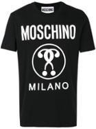 Moschino - Logo Front T-shirt - Men - Cotton - 50, Black, Cotton