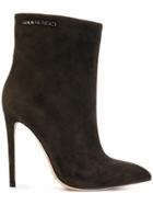 Gianni Renzi Pointed Toe Ankle Boots - Grey