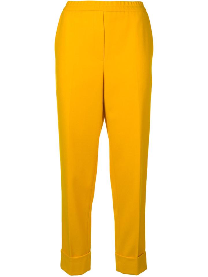 Bottega Veneta Tapered Trousers - Yellow & Orange