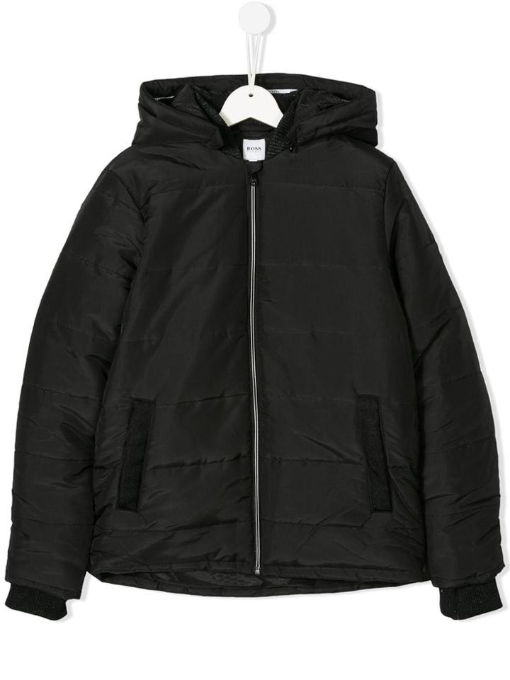 Boss Kids Teen Padded Jacket - Black