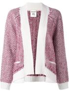 Erika Cavallini Oversized Cardigan, Women's, Size: Medium, White, Cotton