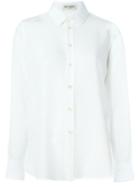 Saint Laurent Classic Shirt, Women's, Size: 42, White, Silk