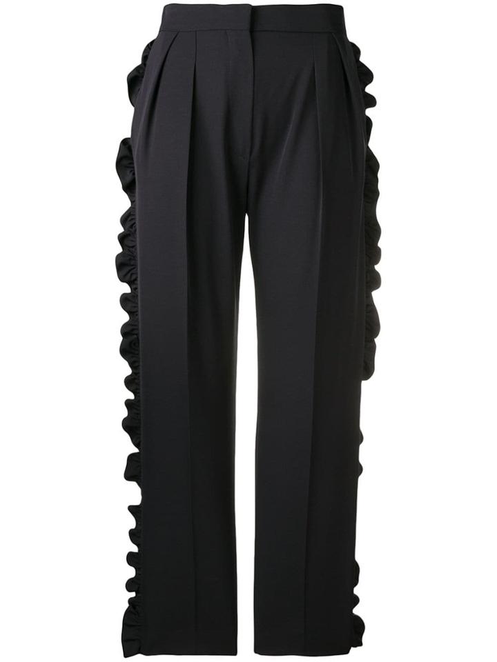 Max Mara Ruffled Trousers - Blue