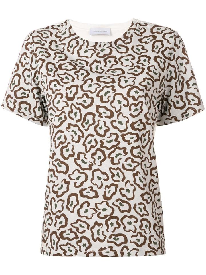 Christian Wijnants Abstract Floral Print T-shirt - Grey