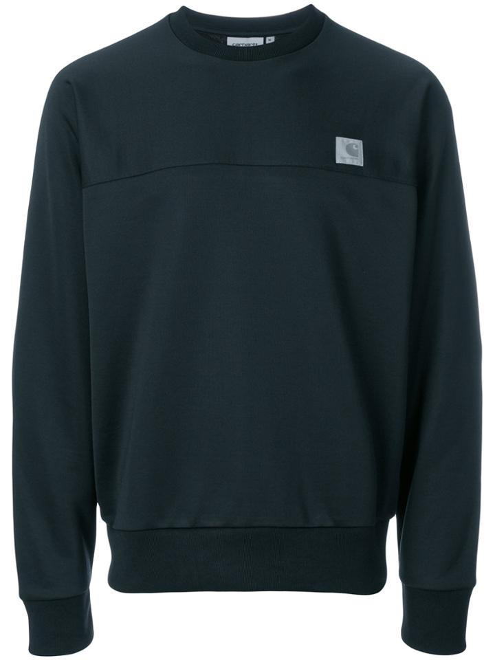 Carhartt Logo Patch Sweatshirt - Black
