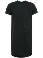 Rick Owens Drkshdw Long-line Pocket T-shirt - Black