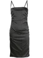 Dolce & Gabbana Pre-owned 1990s Polka Dotted Fitted Dress - Black