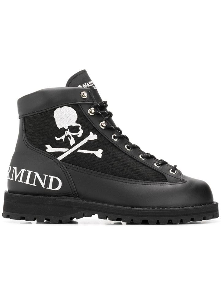 Mastermind Japan Logo Side Zip Boots - Black